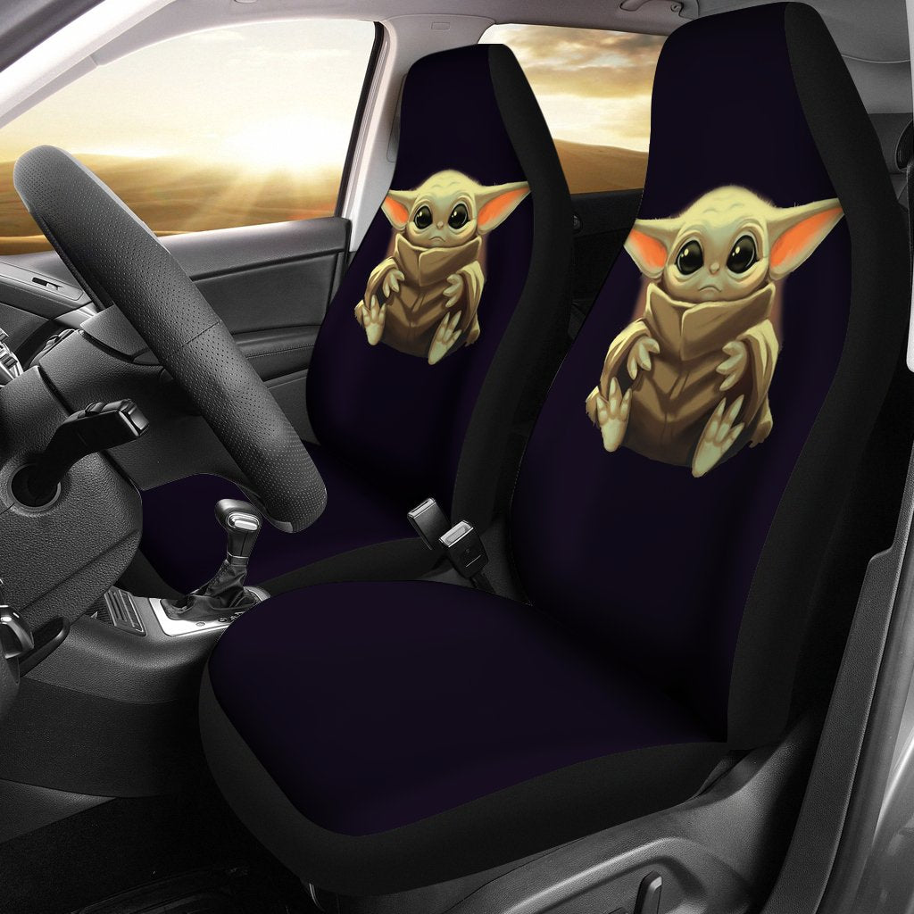 Baby Yoda Cute Seat Cover - TrendyHeat