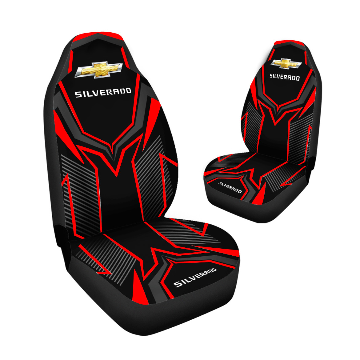 Chevrolet Silverado Car Seat Cover Set Of 2 Trendyheat