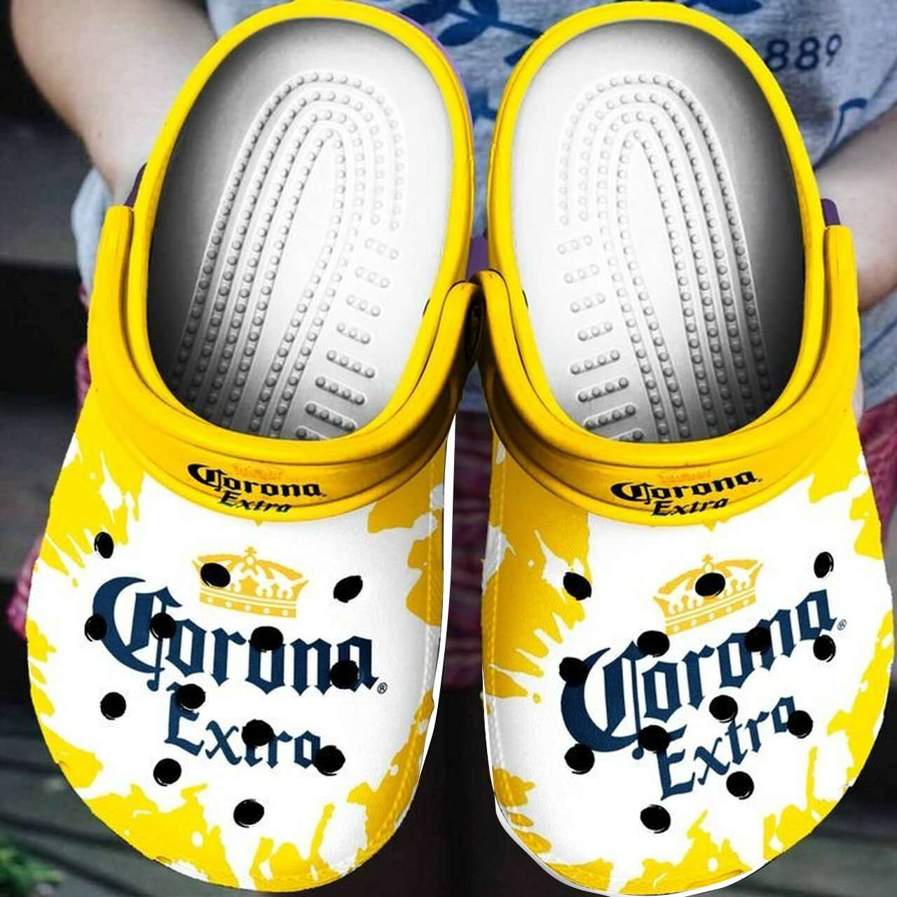 Corona Extra Beer Crocs Crocband Clogs - TrendyHeat