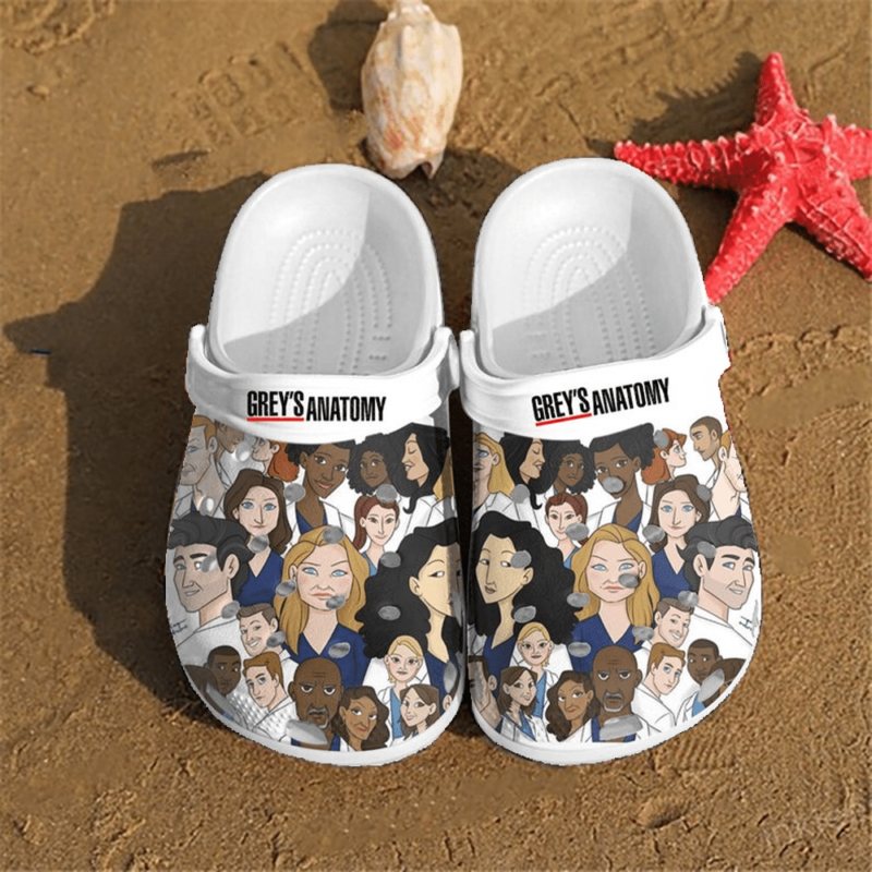 Grey'S Anatomy Crocs Crocband Clogs, - TrendyHeat