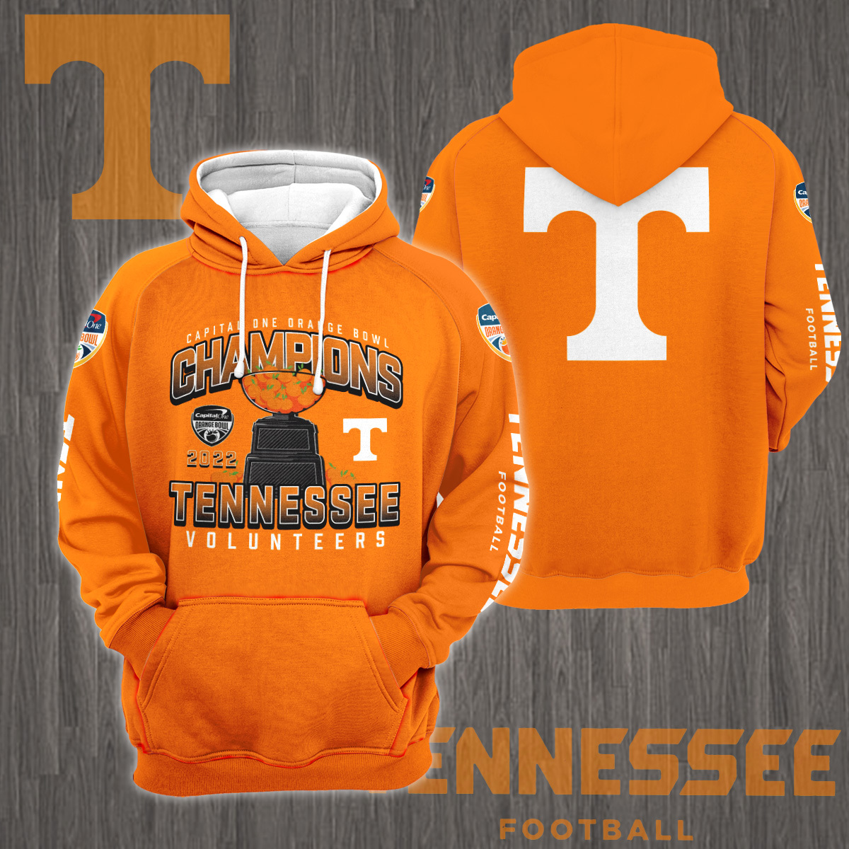 Tennessee Volunteers Orange Bowl 2022 Champions Shirt - TrendyHeat