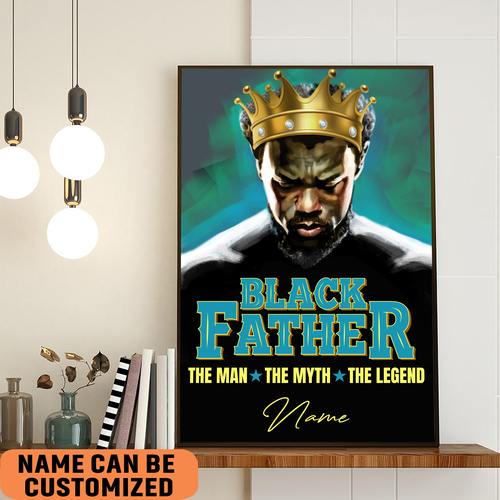 Black King Poster Black Father Man Myth Legend Motivational Wall Art Dad Gift 1 black king poster black father man myth legend motivational wall art dad gift nsryf