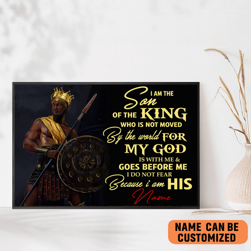Black King Poster, I Am Son Of The King Poster, Black Man Poster, African American 1 black king poster i am son of the king poster black man poster african american klvaj