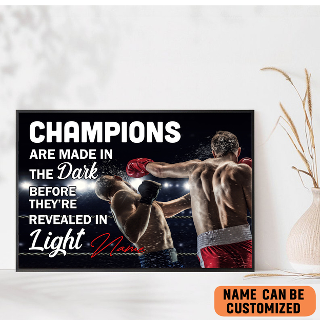 boxing champions motivation quote poster material combat knowledge poster lcdl8