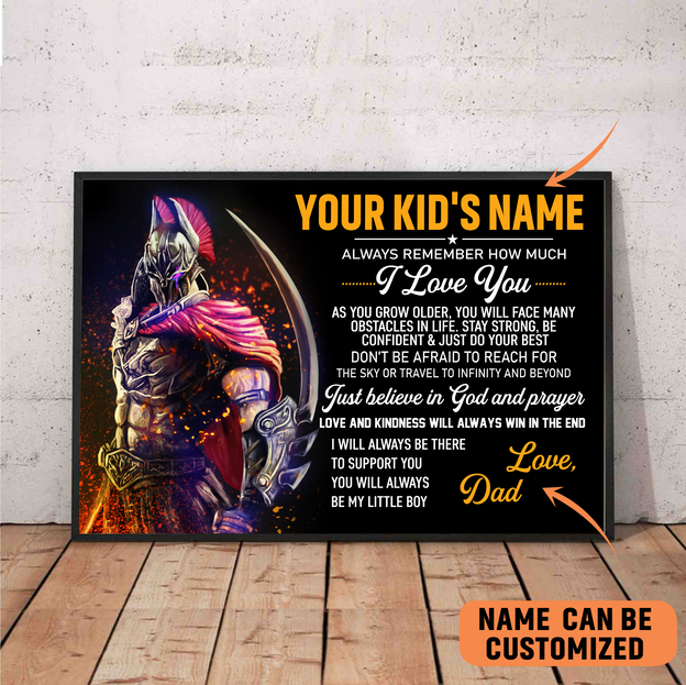 Spartan Poster Dad To Son I Love You Poster Print Roman Warrior Wall Art Men Cave Decor 2 spartan poster dad to son i love you poster print roman warrior wall art men cave decor qqzkw